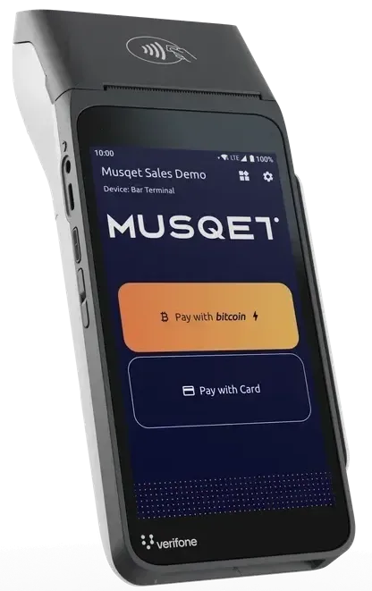 Musqet POS card terminal